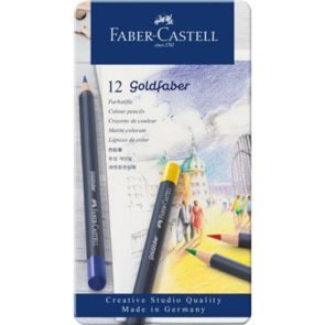 Faber-Castell Goldfaber Colour Pencils -Tin of 12