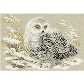 Riolis  White Owl - Cross Stitch Kit