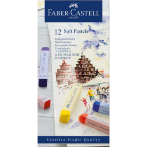 Faber-Castell Creative Studio Soft Pastels - Box of 12
