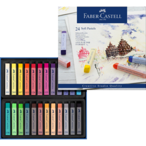 Faber-Castell Creative Studio Soft Pastels - Box of 24
