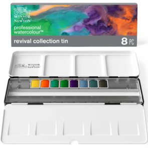 Winsor & Newton Professional Watercolour - Revival Collection 8 Half Pan Set