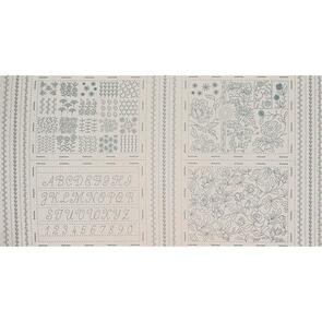 French General Broderie 25"x44" Panel Roche
