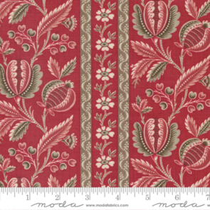French General Chateau De Chantilly Stripes - Red