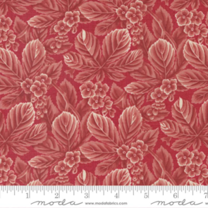French General Chateau De Chantilly Leaves - Red
