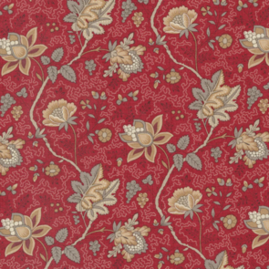 French General Chateau De Chantilly Floral - Red