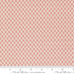 Moda French General Antoinette - Adelaide - Pearl / Faded Red