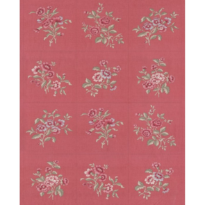 Moda French General Antoinette - Panel 90cm - Faded Red