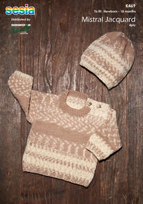 Naturally Knitting Pattern - K469 - Sweater and Hat