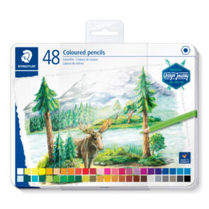 Staedtler Coloured Pencil Tin Of 48 Asst Colours