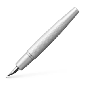 Faber-Castell E-motion Fountain Pen - Pure Silver