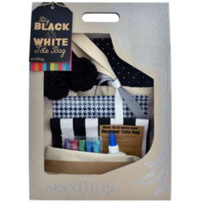Seedling Black & White Tote Bag