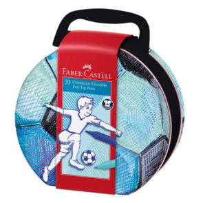 Faber-Castell Connector Pen Soccer Bag Tin
