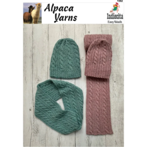 Alpaca Yarns Knitting Kit / Pattern 1562 Beanie