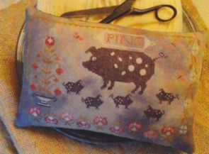 Assorted Cross Stitch Charts Stacy Nash Primitives - Spotted Pigs Pinkeep
