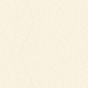 Andover Fabric Sewing Bird | Feather Stitch - Parchment