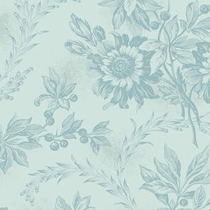 Andover Fabric Sewing Bird | Embroidery - Sky