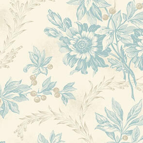 Andover Fabric Sewing Bird | Embroidery - Wheat