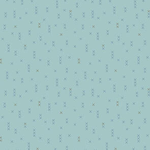 Andover Fabric Sewing Bird | Cross Stitch - Velvet