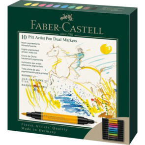Faber-Castell PITT Artist Pen Dual Ended Box of 10