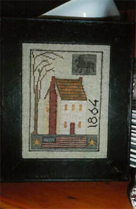 Assorted Cross Stitch Charts Chessie & Me - 1864 / 1890 House Sampler