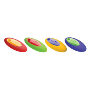 Faber-Castell Eraser PVC-free - Oval Shaped  Plastic Grip Zone