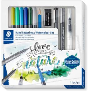 Staedtler Design Journey - Hand Lettering x Watercolour Set