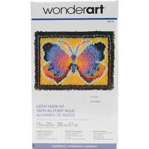 Caron Wonderart Butterfly Fantasy - Latch Hook Kit - 15" x 20"