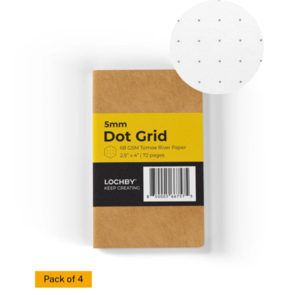 LOCHBY Tomoe River Notebooks A7 (Pack of 4)