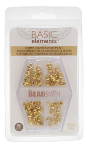 The Beadsmith Crimp Cover Assortment - Gold-plated