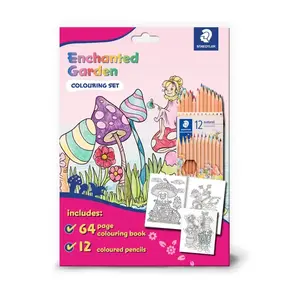 Staedtler Colouring Set - Enchanted Garden