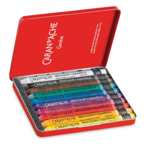 Caran d'Ache Neocolor II Aquarelle Crayons Set of 10