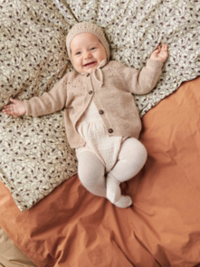 Sandnes Garn Knitting Pattern - Butterfly Cardigan and Tights