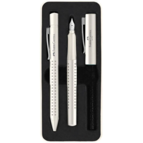 Faber-Castell Fountain pen + Ballpoint Pen - Medium - Grip Edition Set