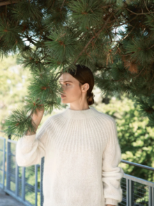Sandnes Garn Knitting Pattern - Big Bow Sweater