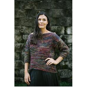 Malabrigo Pintado by Rita Taylor - Womans Pullover Sweater- Knitting Kit / Pattern