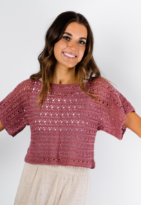 Alpaca Yarns Crochet Casual Top - Crochet Pattern