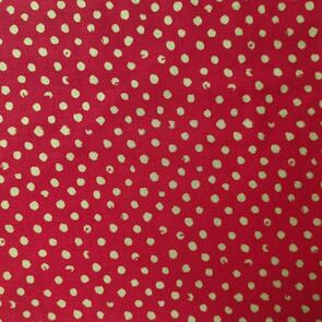 Dear Stella Gold Metallic Dot on Red