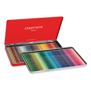 Caran d'Ache Supracolour Soft Aquarelle Colour Pencil Set of 80