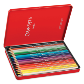 Caran d'Ache Supracolour Soft Aquarelle Colour Pencil Set of 18