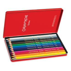 Caran d'Ache Supracolour Soft Aquarelle Colour Pencil Set of 12