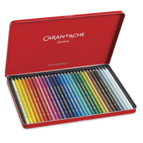 Caran d'Ache Supracolour Soft Aquarelle Colour Pencil Set of 30