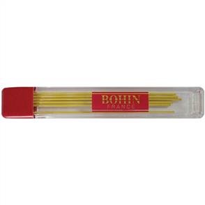 Bohin Mechanical Chalk Pencil Refill 6/Pkg - Yellow