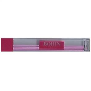 Bohin Mechanical Chalk Pencil Refill 6/Pkg - Pink