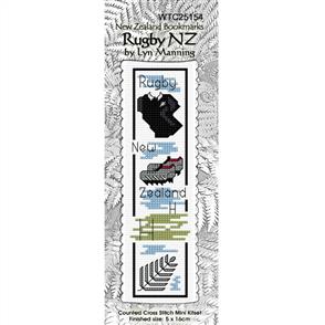 Lyn Manning Cross Stitch Kit Bookmark - Rugby