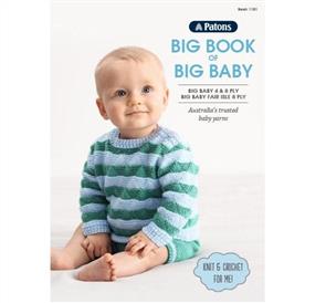 Patons Book 1101 - Big Book of Big Baby - 12 Patterns