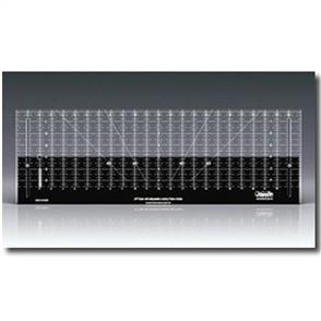 Westalee 24" x 6.5" Ruler with Locking Fabric Guide