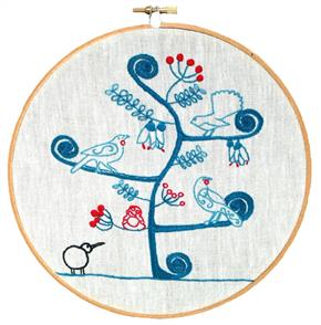 The Stitchsmith Aotearoa Tree of Life Embroidery Kit