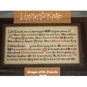 Lizzie Kate Cross Stitch Chart - Prayer of St. Francis