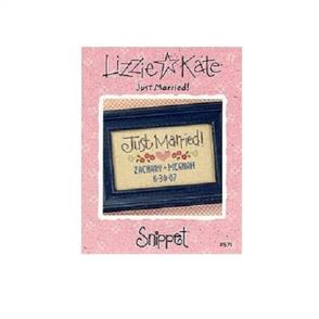 Lizzie Kate Cross Stitch Chart - Just Married!