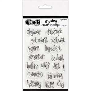 Ranger Ink  Dyan Reaveley's Dylusions Clear Stamps 4"X8" - Numerology